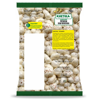 Khetika Premium Raw Phool Makhana