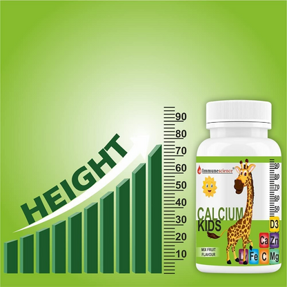Immunescience Calcium With Vitamin D3 (Vitamin D) Tablets For Kids