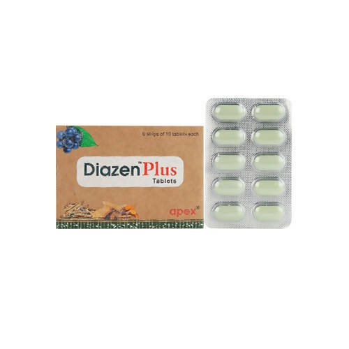 Apex Ayurvedic Diazen Plus Tablets - Indyancart