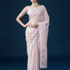 Dhiyona KS Women's Embellished Sequinned With Printed Saree