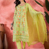 Dhiyona SN Women's Floral Printed Pure Cotton Sweetheart Neck Straight Kurta With Trousers & Dupatta