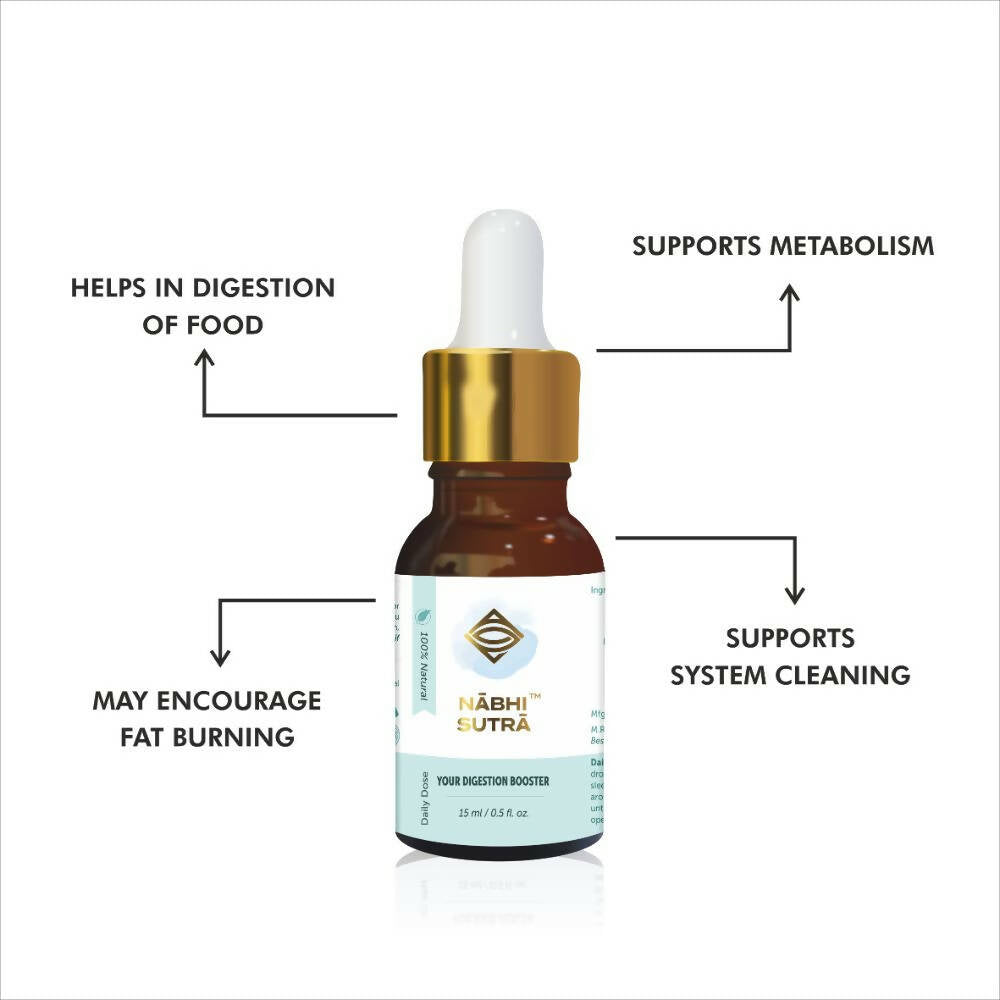 Nabhi Sutra Daily Digestion & Detox - Belly Button Oil - Indyancart