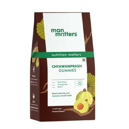 Man Matters Chyawanprash Gummies With Amla, Ashwagandha, Brahmi