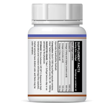 Inlife Flaxseed Oil Atasi Tailam Capsules