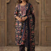 Dhiyona IE Floral Printed Round Neck Straight Kurta With Trousers & Dupatta