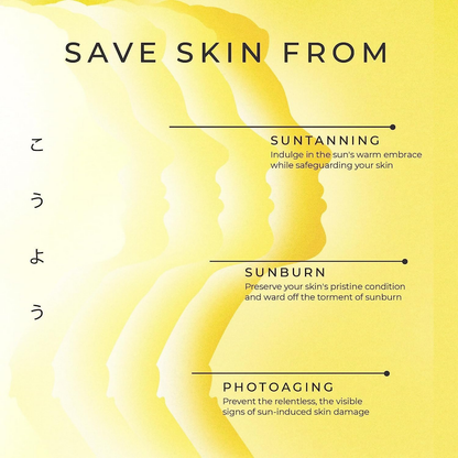 Kanpeki Kouyou Sun Protection Mist sunscreen spray with SPF 70, featuring a clear bottle and spray nozzle for easy application