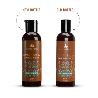 Avimee Herbal Champi Tailam, Relaxing Head Massage Oil, For All Hair Types