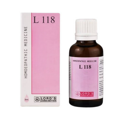 Lord's Homeopathy L 118 Drops