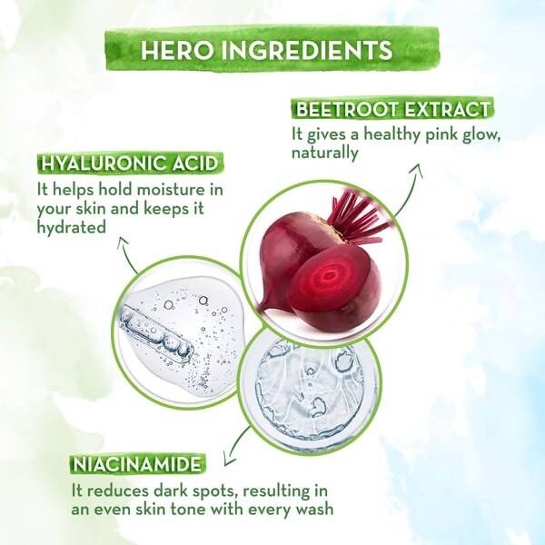 Mamaearth Beetroot Gentle Face Wash - Indyancart