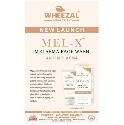 Wheezal Mel-X Melasma Face Wash - Indyancart