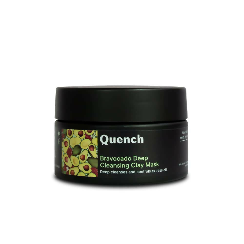 Quench Botanics Bravocado Deep Cleansing Clay Mask - Indyancart