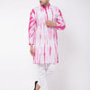 Men's Pink Pure Cotton Straight Kurta Pyjama Set