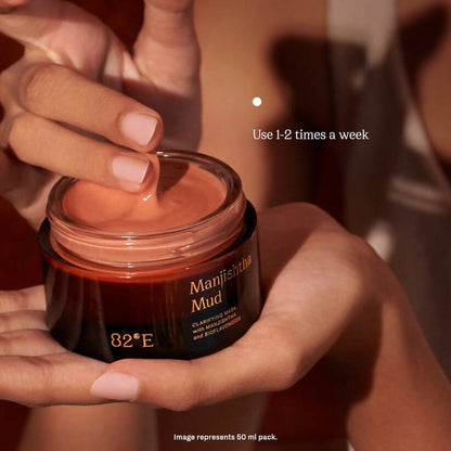 82°E By Deepika Padukone Manjishtha Mud Clarifying Mask - Indyancart