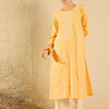 Indyancart IE Ethnic Motifs Embroidered Straight Kurta