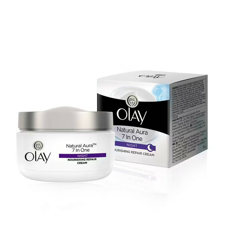 Olay Natural Aura 7 In One Night Nourishing Repair Cream - Indyancart