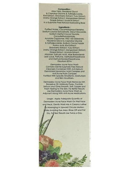 H&H Dermadew Acne Face Wash - Indyancart