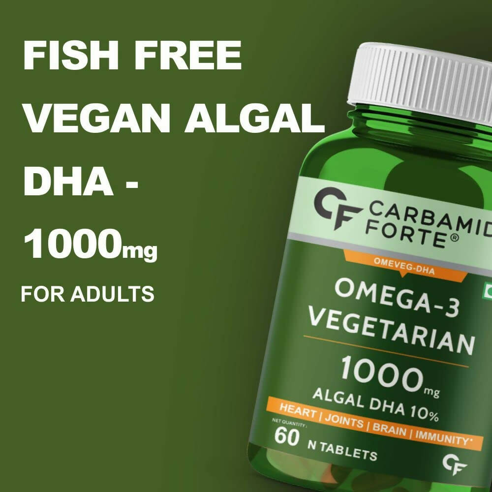 Carbamide Forte Omega-3 Vegetarian Tablets - Indyancart
