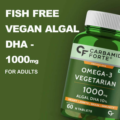Carbamide Forte Omega-3 Vegetarian Tablets - Indyancart