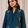 Dhiyona IE Embroidered Pure Cotton Tunic With Trouser