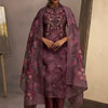 Dhiyona IE Women Floral Embroidered Regular Thread Work Chanderi Cotton Kurta with Trousers & With Dupatta