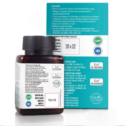 Wow Life Science Omega 3 Capsules