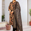 Indyancart IE Women Paisley Printed Regular Pure Cotton Kurta with Trousers & With Dupatta