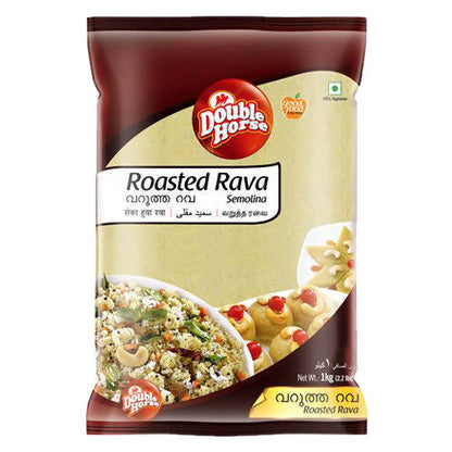 Double Horse Semolina Roasted Rava - Indyancart