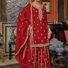 Dhiyona IE Women Ethnic Motifs Embroidered Kurta with Sharara & Dupatta