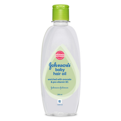 Johnson's Baby Hair Oil with Avocado & Pro Vitamin B5, Nourishes the Hair