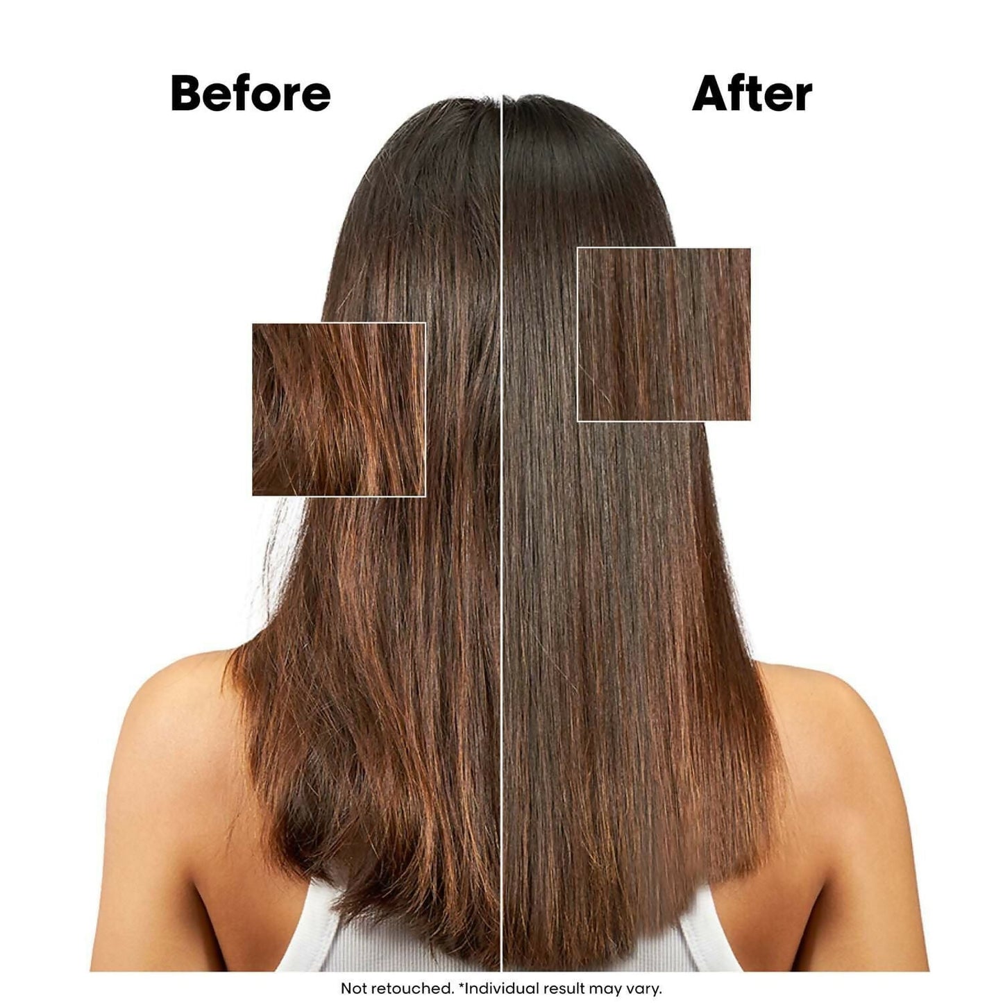 L'Oréal Professionnel Xtenso Care leave-in serum for hair, featuring a sleek bottle with a pump dispenser.