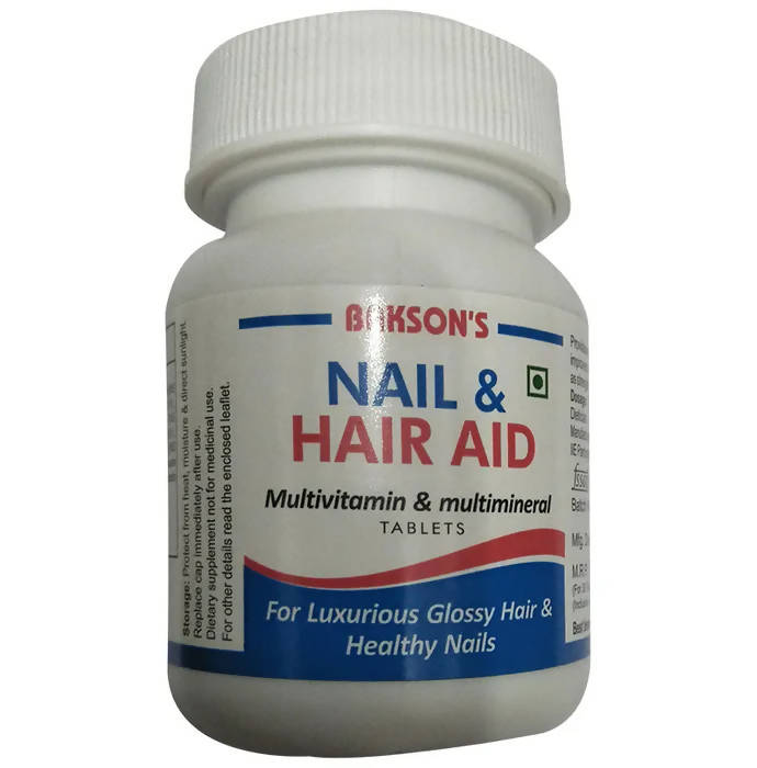 Bakson's Homeopathy Nail & Hair Aid Tablets - Indyancart