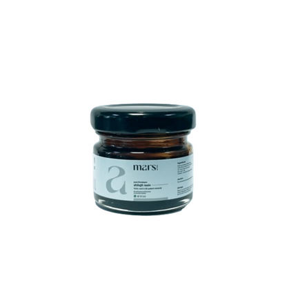 Mars By GHC Pure Himalayan Salt Ayurvedic product, showing a jar of Himalayan salt used in natural health remedies.