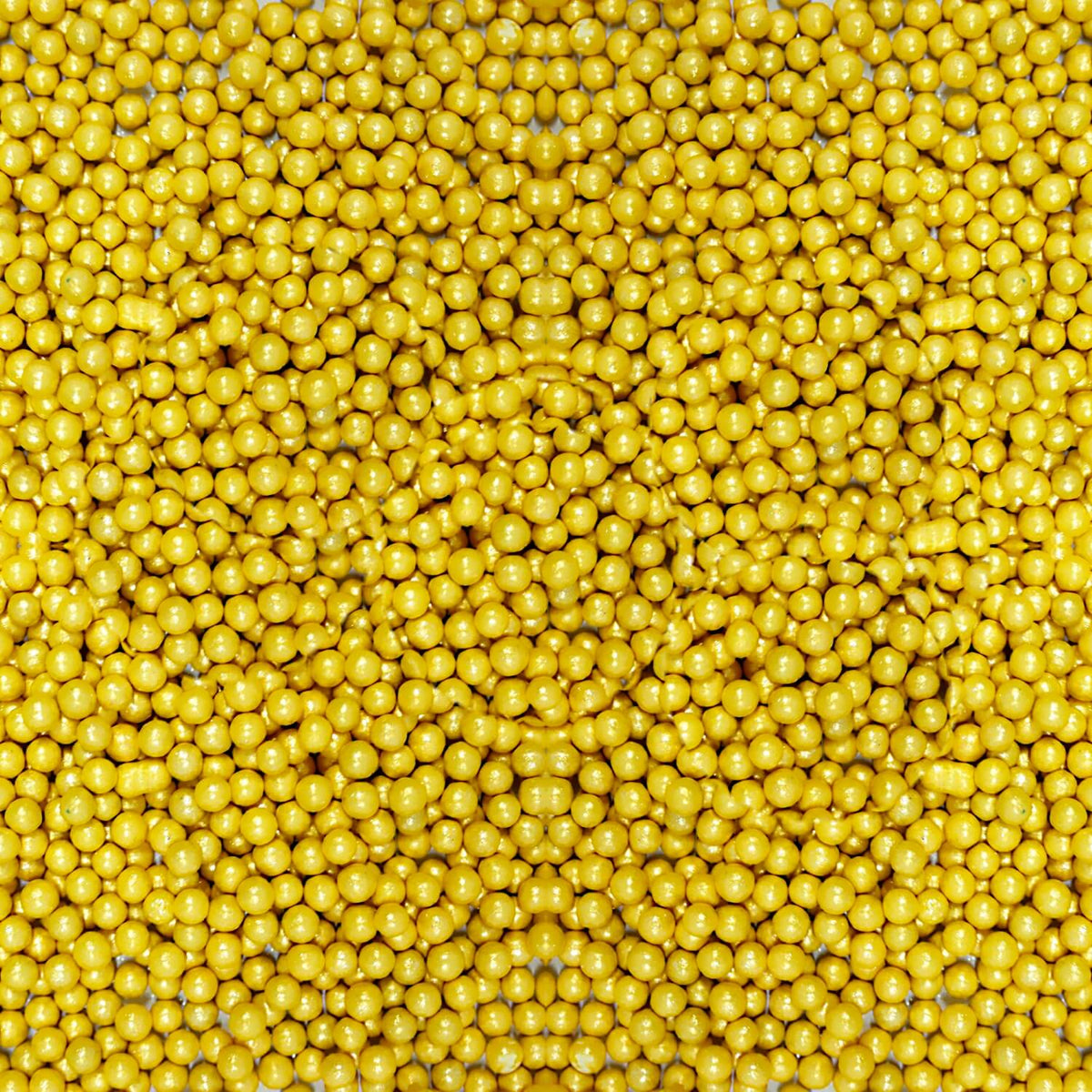 Confect Yellow Disco Balls Sprinkles 4 MM