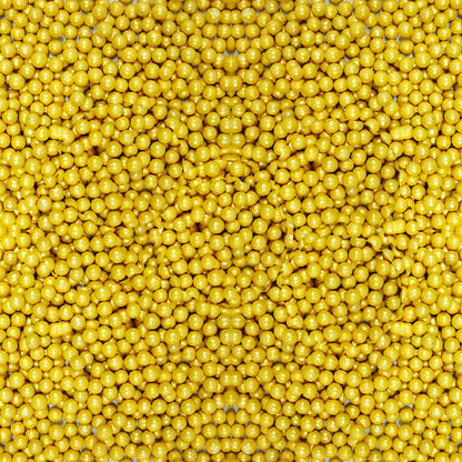 Confect Yellow Disco Balls Sprinkles 4 MM