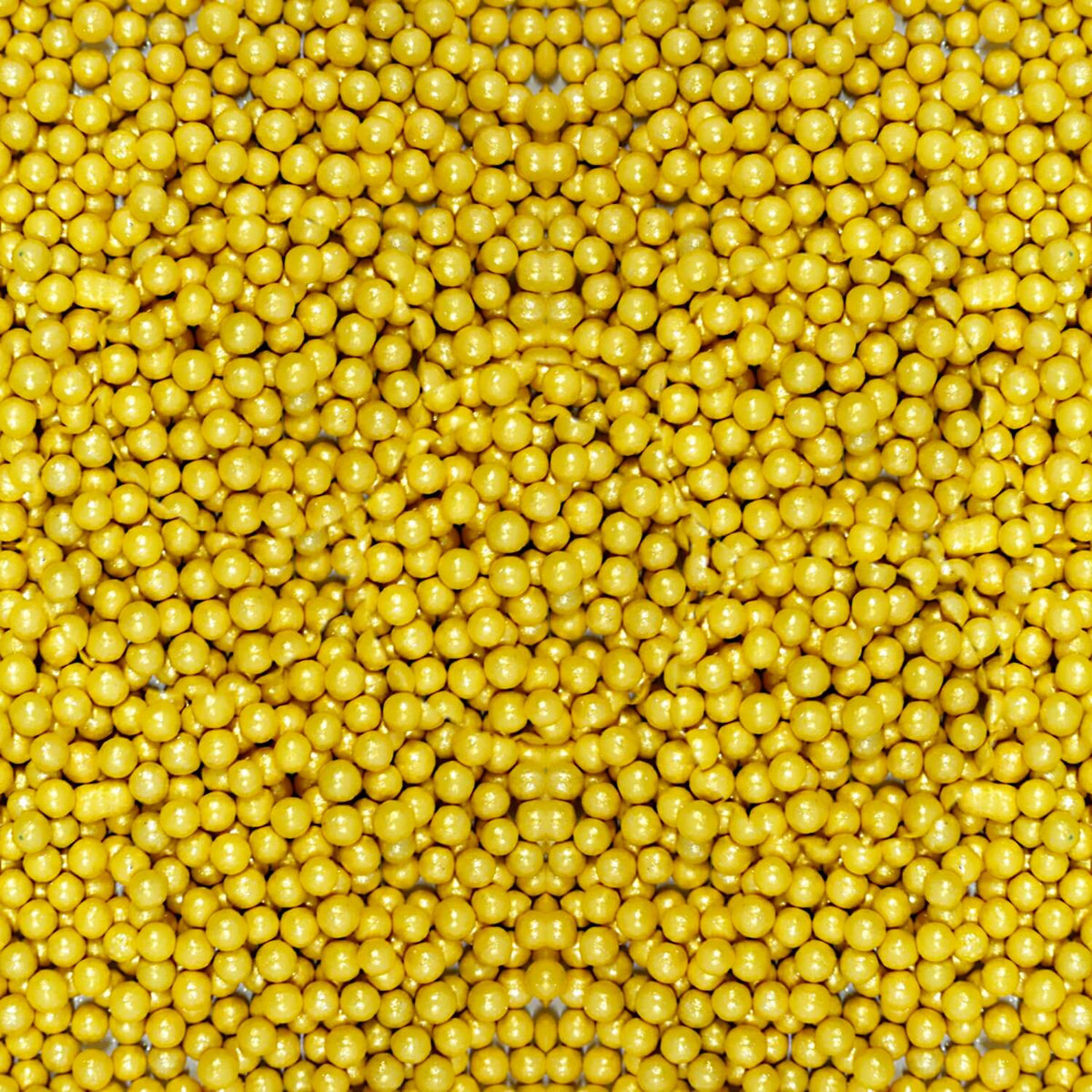 Confect Yellow Disco Balls Sprinkles 5 MM