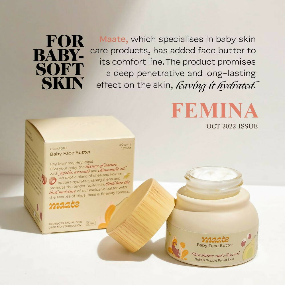 Maate Baby Face Butter Enriched with Shea Butter & Avocado - Indyancart
