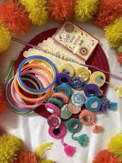 Anouk Set Of 2 Bangle Style Handcrafted Bhaiya Bhabhi Rakhi