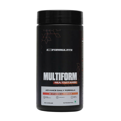 Reformulate Advanced Multiform Formula For Sports I Advanced Daily Formula I 25 Vitamins & Minerals Tablets