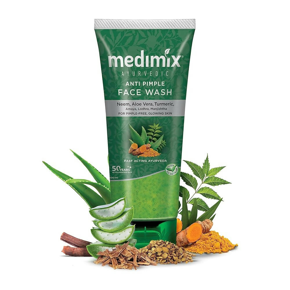 Medimix Ayurvedic Anti Pimple Face Wash - Indyancart