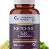 Carbamide Forte Keto-5X Fat Burner Veg Tablets