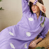 Dhiyona IE Floral Embroidered Mandarin Collar A-Line Tunic With Palazzos Co-Ords