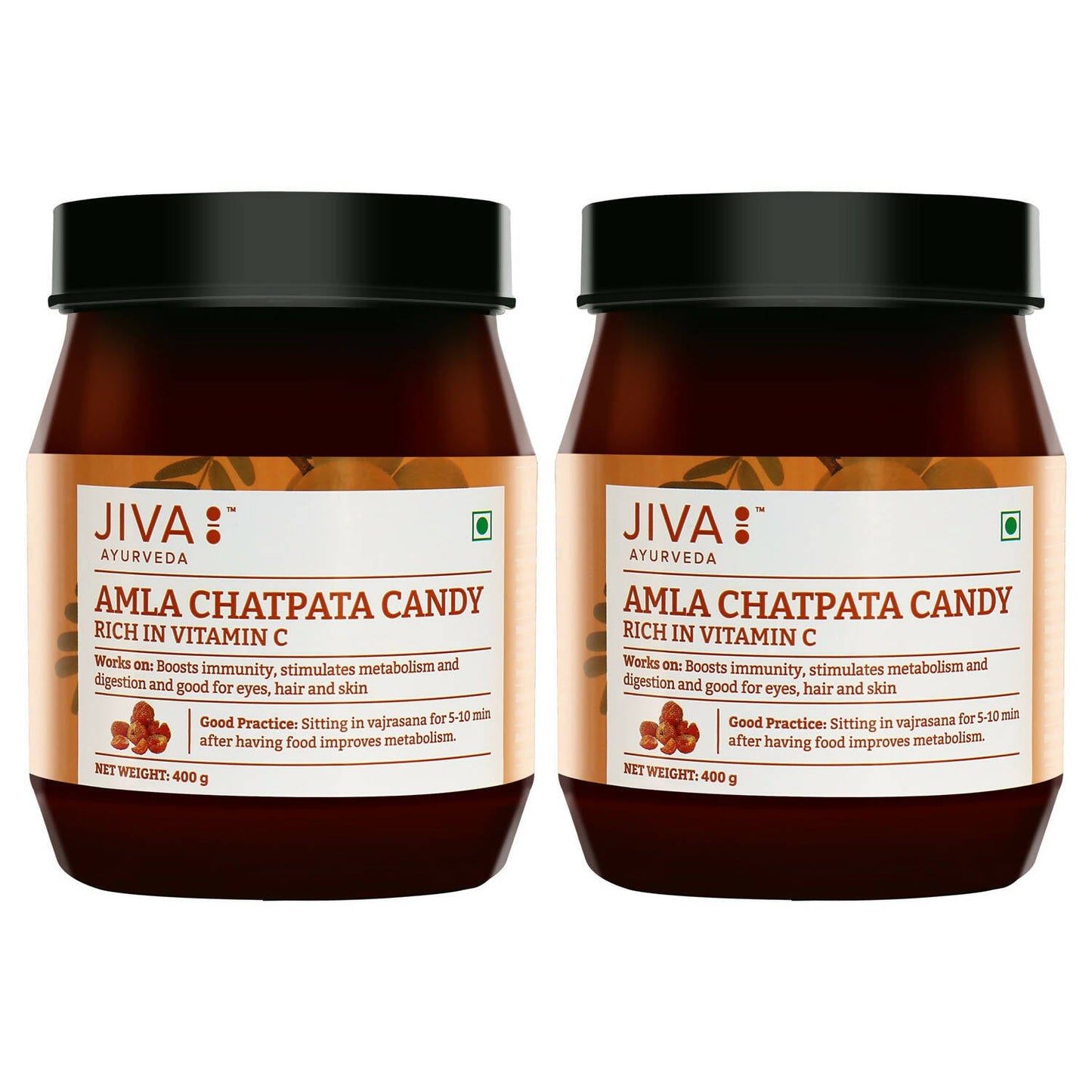 Jiva Ayurveda Chatpata Amla Candy - Indyancart