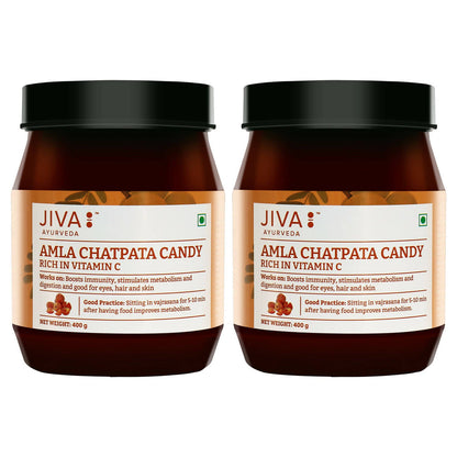 Jiva Ayurveda Chatpata Amla Candy - Indyancart
