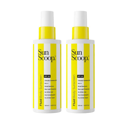 Sun Scoop Fluid Body Sunscreen SPF 60 - Indyancart