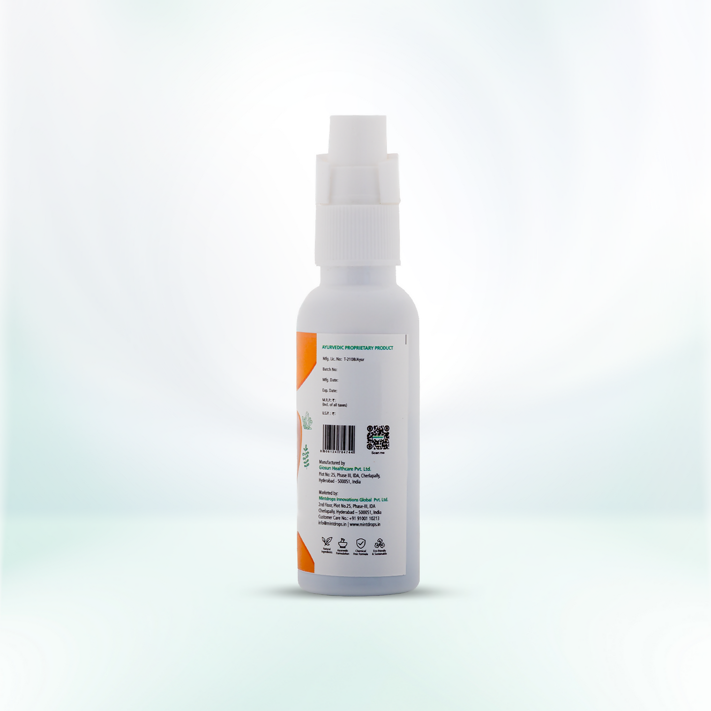 Mintdrops Throat Spray (For Sore Throat Relief)