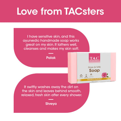 TAC - The Ayurveda Co. Rose & Milk Soap