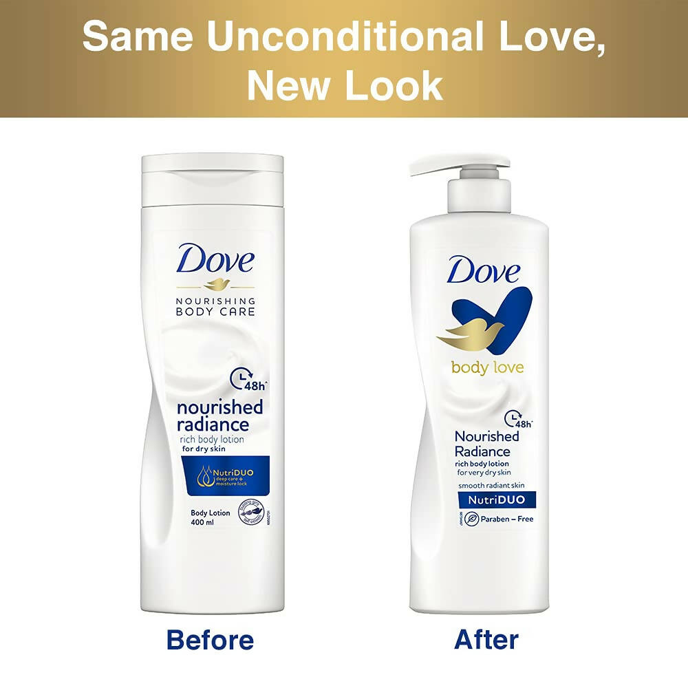 Dove Body Love Nourished Radiance Body Lotion - Indyancart