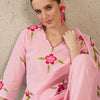 Dhiyona IE Women Floral Printed Regular Pure Cotton Kurta with Trousers & Dupatta
