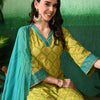 Dhiyona SN Women's Printed Straight Kurta & Palazzos With Dupatta