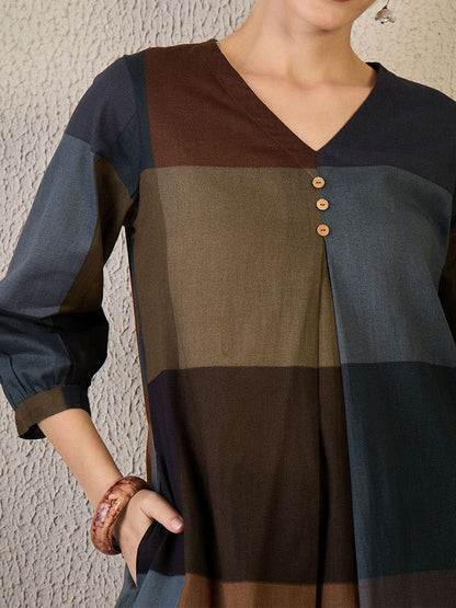 Dhiyona IE Women Printed A-line Kurta & Trousers Co-Ord Set